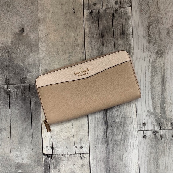 kate spade Handbags - Kate Spade Large Continental Wallet in Warm Beige - 1616